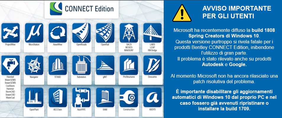 Bentley CONNECT Win10 1808