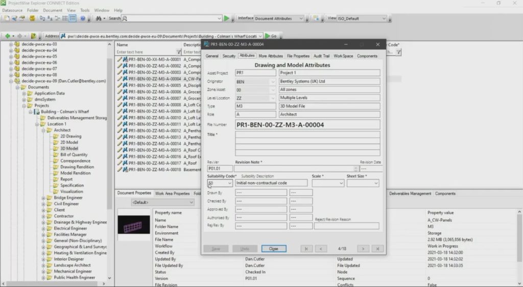 Projectwise applica lo Standard ISO 19650 in maniera facile e veloce 04