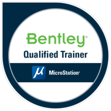 Badge Bentley MicroStation qualified trainer